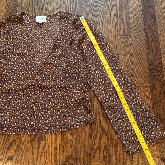 Sezane Leopard Print Blouse - Picture 13 of 13